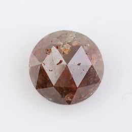 1.52Ct Round Briliiant Cut Diamond Loose Stone sparkle Diamond Brownish-Grey Colored Diamond For Fine Jewelry 