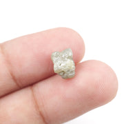 2.08 carat yellow natural diamond in raw, unpolished form for creating a personalized purpose ring.