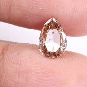 0.85 Ct Pear Cut Fancy Brown Lab Grown Diamond – Ethical CVD Loose Diamond for Fine Ring