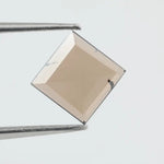Lab-grown diamond featuring a square princess cut with 1-carat weight, offering brilliant clarity and ethical origins, perfect for engagement rings and custom jewelry designs.
