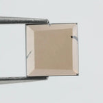 Lab-grown diamond featuring a square princess cut with 1-carat weight, offering brilliant clarity and ethical origins, perfect for engagement rings and custom jewelry designs.