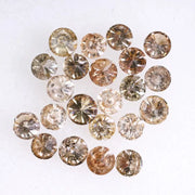 2.22 Ct Round Brilliant Natural Diamond Lot , Natural Loose Rustic Diamond Lot , Polished Mixed Color Diamonds for Artisan Jewelry Designs