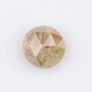 0.73Ct Natural Round Brilliant Cut Diamond Grey-Yellow Colored Diamond For Custom Fine Jewelry Loose Stone 
