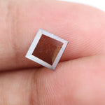 Lab-grown diamond featuring a square princess cut with 1-carat weight, offering brilliant clarity and ethical origins, perfect for engagement rings and custom jewelry designs.