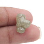 grey color old mine cut rough diamond jewelry