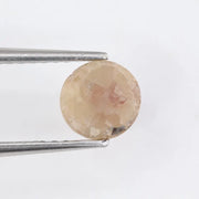 0.73Ct Natural Round Brilliant Cut Diamond Grey-Yellow Colored Diamond For Custom Fine Jewelry Loose Stone 