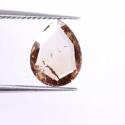 1.23 Ct Pear Cut Fancy Brown Lab Grown Diamond – Ethical CVD Loose Diamond (9.03 x 7.02 x 1.08 MM), Conflict-Free Lab Created Stone for Custom Jewelry & Ring