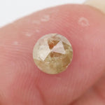 0.73Ct Natural Round Brilliant Cut Diamond Grey-Yellow Colored Diamond For Custom Fine Jewelry Loose Stone 