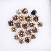 2.63 Ct Fancy Color Natural Diamond Lot, Mixed Tones for Custom Jewelry, Engagement Ring Accents, or Artisan Craft Designs
