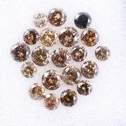 2.63 Ct Fancy Color Natural Diamond Lot, Mixed Tones for Custom Jewelry, Engagement Ring Accents, or Artisan Craft Designs