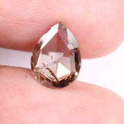 1.23 Ct Pear Cut Fancy Brown Lab Grown Diamond – Ethical CVD Loose Diamond (9.03 x 7.02 x 1.08 MM), Conflict-Free Lab Created Stone for Custom Jewelry & Ring