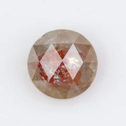 Round Brilliant Cut Diamond 0.73Ct Diamond Grey-Orange Colored Diamond Use For Custom Jewelry Making 