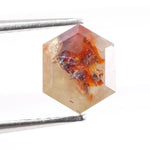 1.12 Ct hexagon cut pink natural diamond loose fancy color gemstone for engagement ring and custom fine jewelry