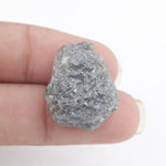 grey color vintage rough old mine cut diamond ring