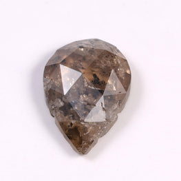 0.52 CT Pear Shape Brown Earth Mined Fancy Natural Diamond