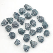 natural blue raw diamond lot with rough earth mined pieces for gold jewelry