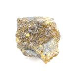 uncut yellow diamond weighing 1.32 carats, displayed as a natural untreated stone for a gold solitaire ring setting.