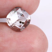 1.54 Ct Cushion Cut Lab Grown Brown Diamond, 8.8 X 8.8 X 2.1 MM Loose CVD Fancy Brown Ethical Sustainable Conflict-Free Diamond for Custom Jewelry or Ring