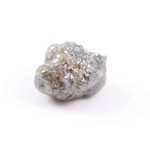 raw uncut diamond ring with natural raw gemstone jewelry style grey rough diamond 