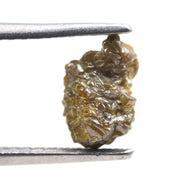 loose 1.10-carat yellow diamond in its natural uncut form, suitable for a gold necklace or custom pendant setting.