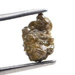 loose 1.10-carat yellow diamond in its natural uncut form, suitable for a gold necklace or custom pendant setting.