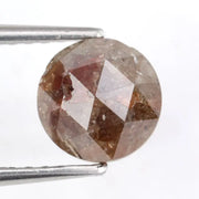 natural round cut diamond elegant tone brown colored diamond for custom jewelry 