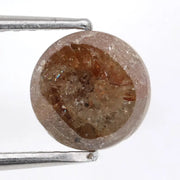 natural round cut diamond elegant tone brown colored diamond for custom jewelry 