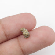 loose 1.10-carat yellow diamond in its natural uncut form, suitable for a gold necklace or custom pendant setting.