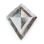 kite cut natural diamond engagement ring with elegant sparkle