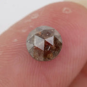 natural round cut diamond elegant tone brown colored diamond for custom jewelry 