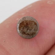 natural round cut diamond elegant tone brown colored diamond for custom jewelry 