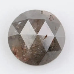 1.75 ct round cut grey and brown natural diamond with refined earthy tones and elegant brilliance, loose luxury stone ideal for custom jewelry and bespoke ring designs