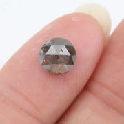 1.75 ct round cut grey and brown natural diamond with refined earthy tones and elegant brilliance, loose luxury stone ideal for custom jewelry and bespoke ring designs