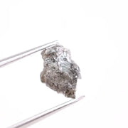 rough grey diamond crystal with real diamond rock natural look natural rough diamond 