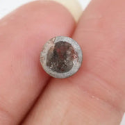 1.75 ct round cut grey and brown natural diamond with refined earthy tones and elegant brilliance, loose luxury stone ideal for custom jewelry and bespoke ring designs
