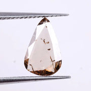 0.81 Ct Pear Cut Brown Lab Grown Diamond, 9.03 X 6.02 X 0.60 MM Rare Loose CVD Diamond, Sustainable Ethical Luxury Diamond for Custom Jewelry, Engagement Ring