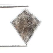kite cut natural diamond engagement ring with elegant sparkle