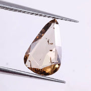 0.81 Ct Pear Cut Brown Lab Grown Diamond, 9.03 X 6.02 X 0.60 MM Rare Loose CVD Diamond, Sustainable Ethical Luxury Diamond for Custom Jewelry, Engagement Ring