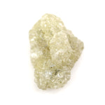 rough yellow diamond with an uncut natural appearance for a bespoke gold brooch jewelry design.