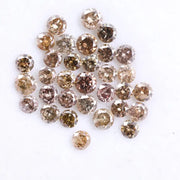 3.47 Ct Natural Diamond Lot, Mixed Fancy Color and Size Loose Diamonds, Rustic Raw Diamonds for Handmade Jewelry & Custom Design