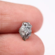 rough grey diamond crystal with real diamond rock natural look natural rough diamond 