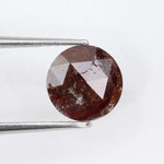 Natural Brownish-Red Colored Diamond Round Shaped Diamond Loose Stone Use For Making Jewelry 