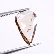 0.81 Ct Pear Cut Brown Lab Grown Diamond, 9.03 X 6.02 X 0.60 MM Rare Loose CVD Diamond, Sustainable Ethical Luxury Diamond for Custom Jewelry, Engagement Ring