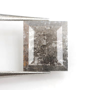 grey colour square shaped diamond engagement ring diamond square pendant
