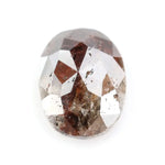 3.50 Ct oval cut brown natural diamond with warm tone and brilliant sparkle for rare statement jewelry