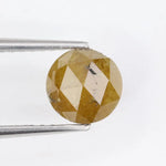 Natural 0.96Ct Yellow Colored Round Diamond Round Brilliant Cut Diamond Use For Custom Jewelry Making Loose Stone 