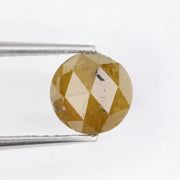 Natural 0.96Ct Yellow Colored Round Diamond Round Brilliant Cut Diamond Use For Custom Jewelry Making Loose Stone 