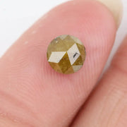 Natural 0.96Ct Yellow Colored Round Diamond Round Brilliant Cut Diamond Use For Custom Jewelry Making Loose Stone 