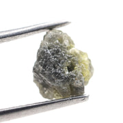 uncut yellow raw diamond for a bespoke gold bridal jewelry piece, ideal for distinctive wedding-inspired designs.