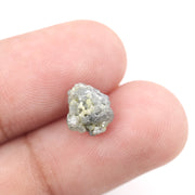 uncut yellow raw diamond for a bespoke gold bridal jewelry piece, ideal for distinctive wedding-inspired designs.